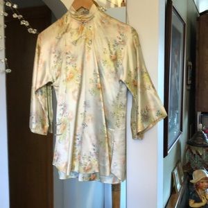 Vintage Silk Asian Shirt 1960’s?